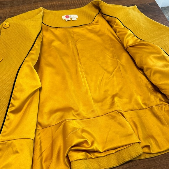 Boden Yellow Blazer Jacket 16/18 - Picture 5 of 9